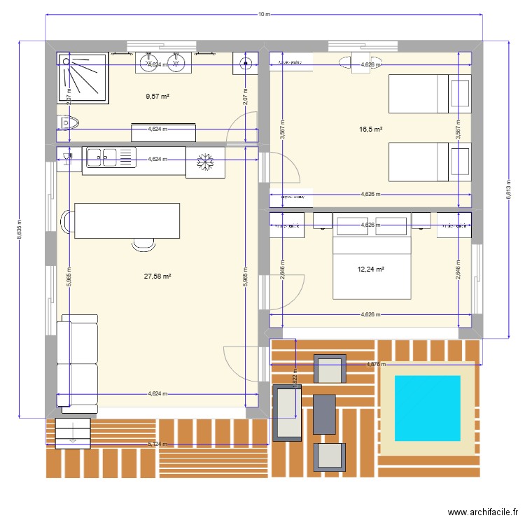 LODGE. Plan de 0 pièce et 0 m2