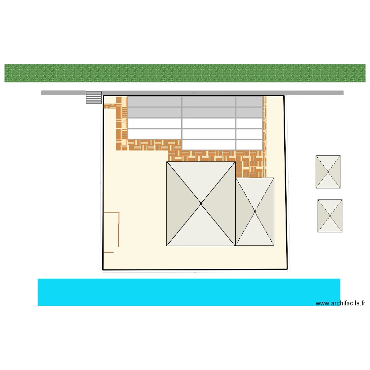 Restaurant Les Albatros. Plan de 15 pièces et 1879 m2