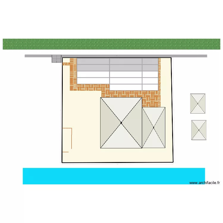 Restaurant Les Albatros. Plan de 