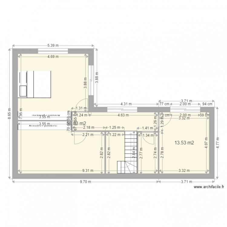 pars keraing 2 etage. Plan de 0 pièce et 0 m2