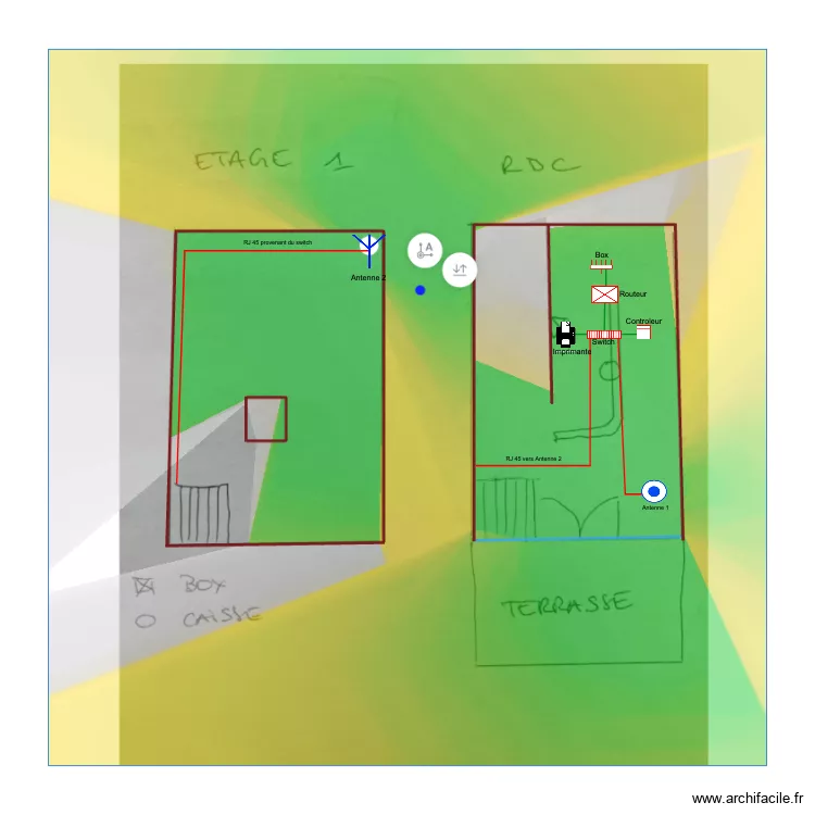 Plan omada fiamma St&eacute;phane. Plan de 