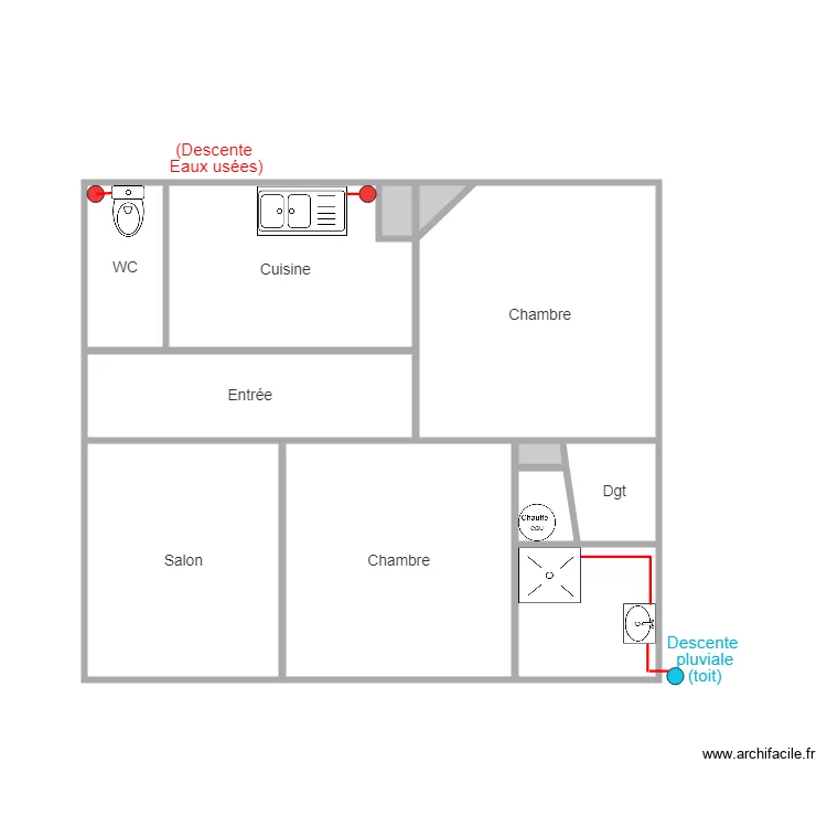 vitry montoit. Plan de 