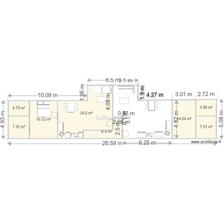 Studios GRAND MANEGE. Plan de 0 pièce et 0 m2