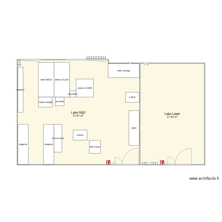 laboRetD. Plan de 0 pièce et 0 m2