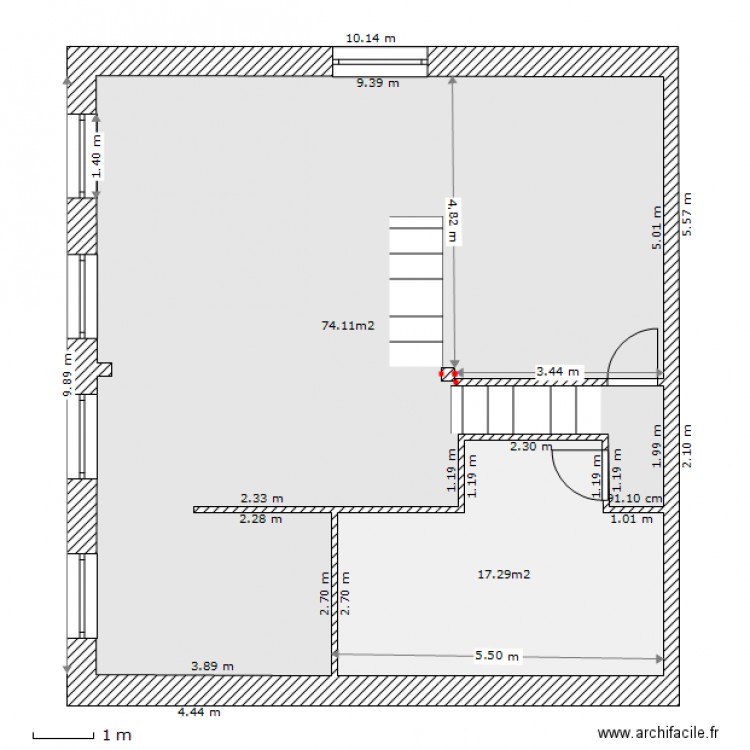 floret 10 loft 2eme etage. Plan de 0 pièce et 0 m2