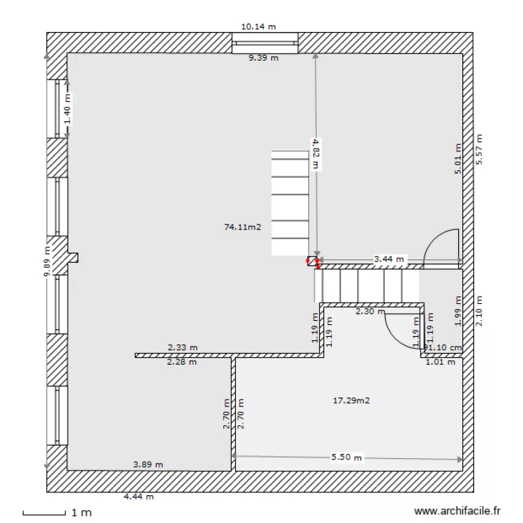 floret 10 loft 2eme etage. Plan de 