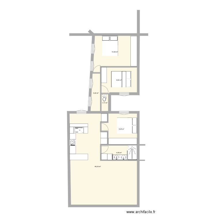 Bvd Temple ter. Plan de 0 pièce et 0 m2