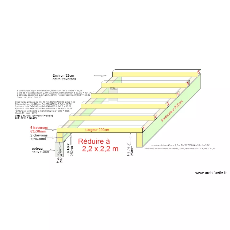 Plate forme 03. Plan de 