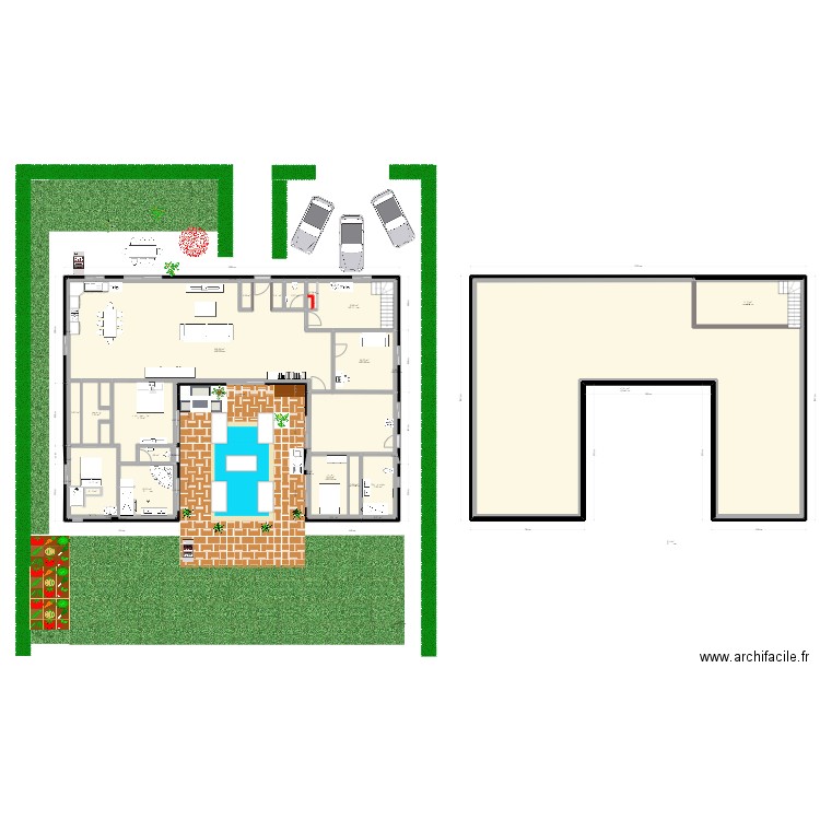 maison . Plan de 0 pièce et 0 m2
