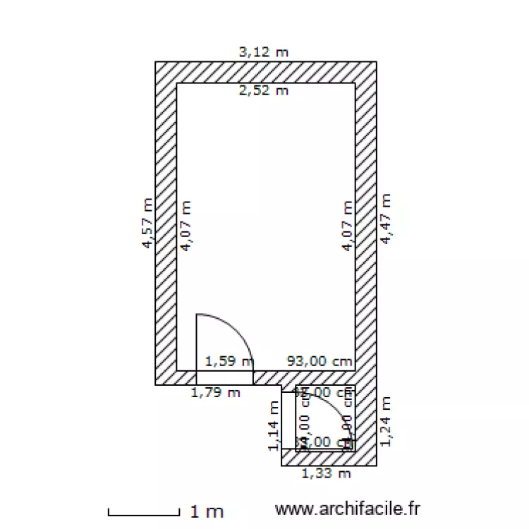 ENTRESOL 2 TERVUREN 89. Plan de ENTRESOL 2 TERVUREN 89. Plan de