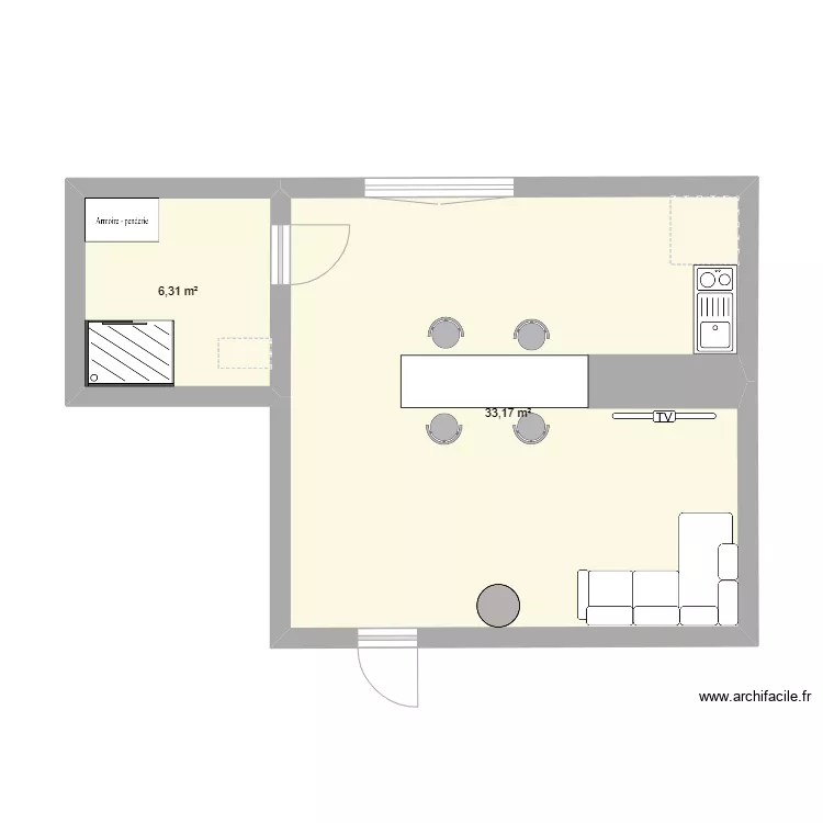 appartement. Plan de appartement. Plan de