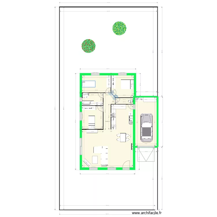 maison saint alain. Plan de 