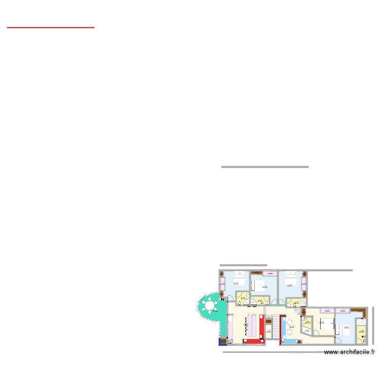 MAISON COMP. Plan de 22 pièces et 158 m2