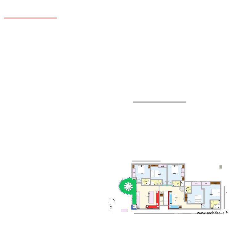 MAISON COMP. Plan de 28 pièces et 164 m2