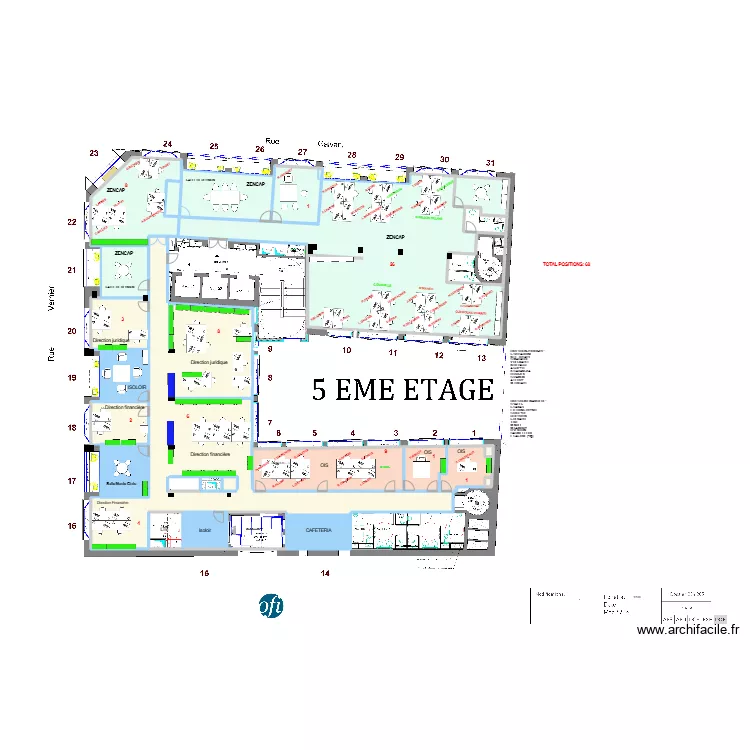 Plan 22V avec noms. Plan de Plan 22V avec noms. Plan de