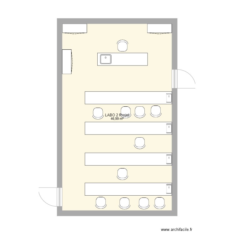 LYCEE DE LUNION LABO 2. Plan de 0 pièce et 0 m2