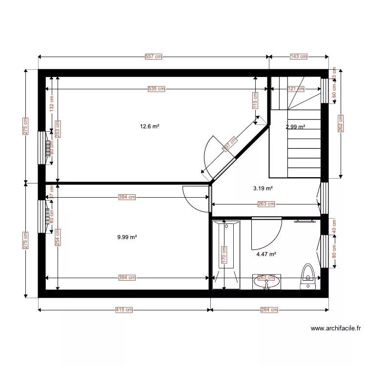 Etage Bretagne Plus . Plan de 