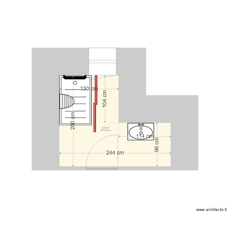 BOUQUIN JOSEPH. Plan de 0 pièce et 0 m2