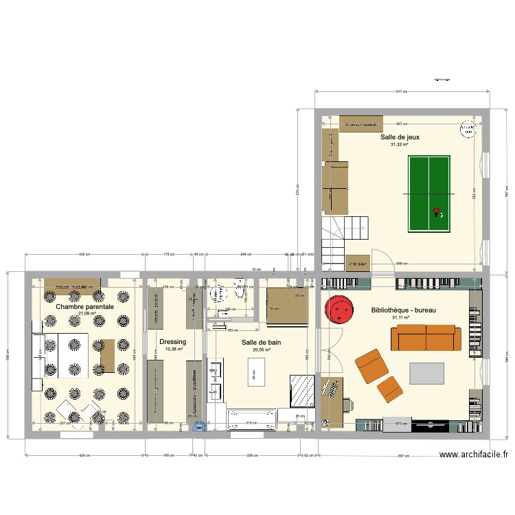 2ème étage Crossac. Plan de 0 pièce et 0 m2
