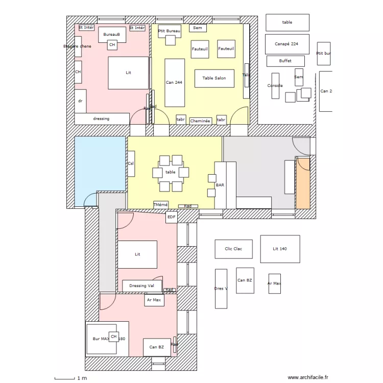 Notre appart 6 1.2. Plan de Notre appart 6 1.2. Plan de