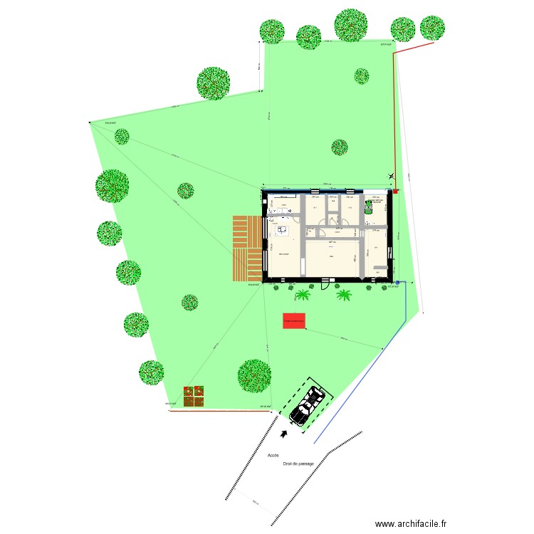 PLAN electrique PRISE. Plan de 1 pièce et 136 m2