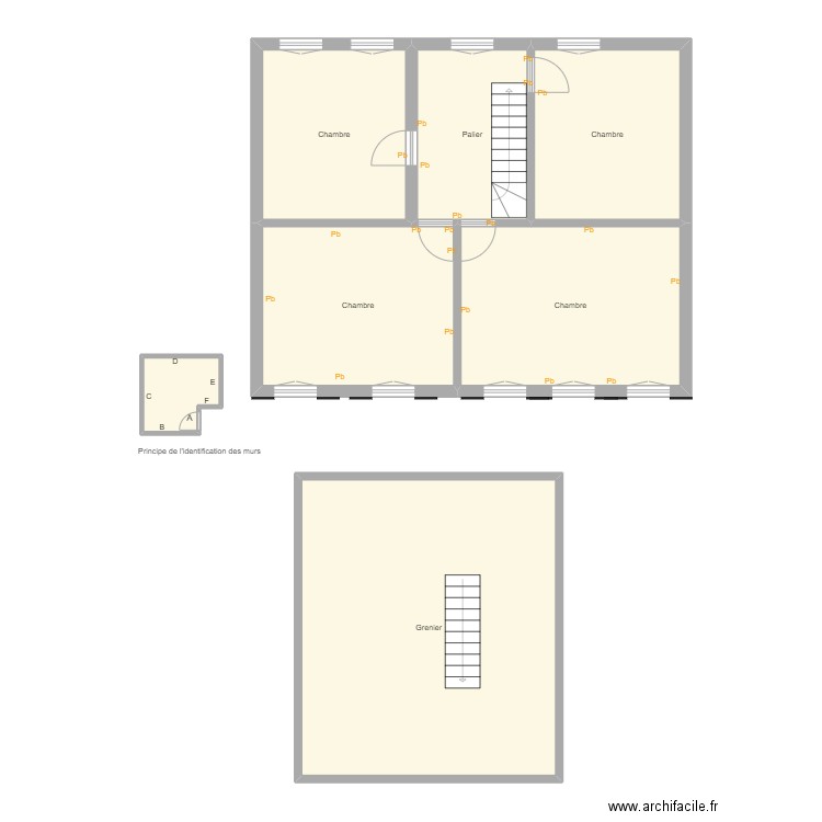 Croquis SC NICOL Etage. Plan de 0 pièce et 0 m2