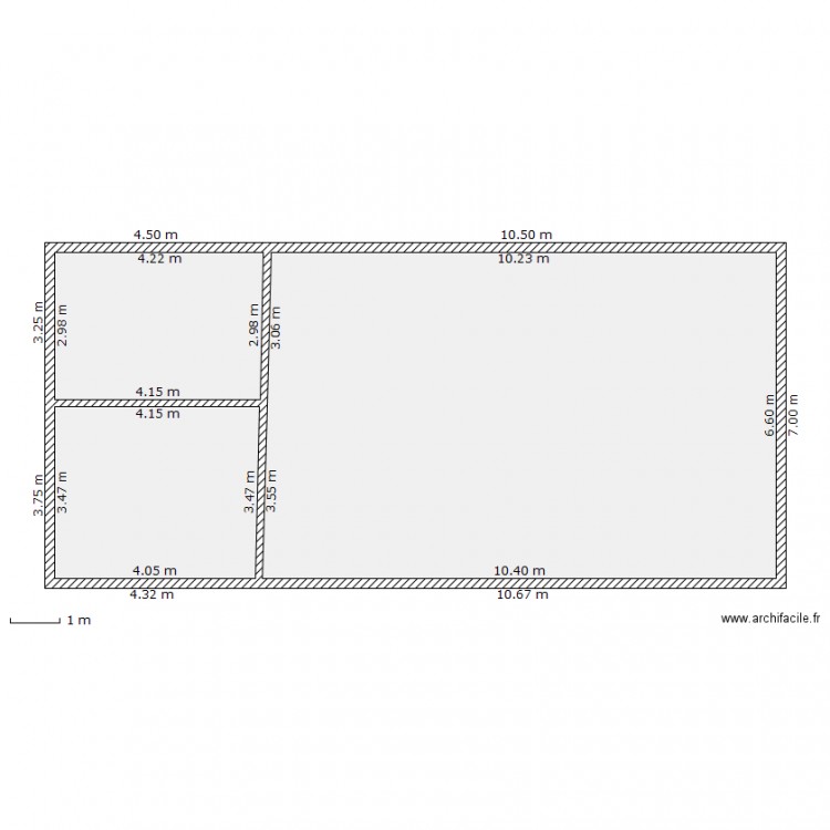 Cauche Appartement. Plan de 0 pièce et 0 m2