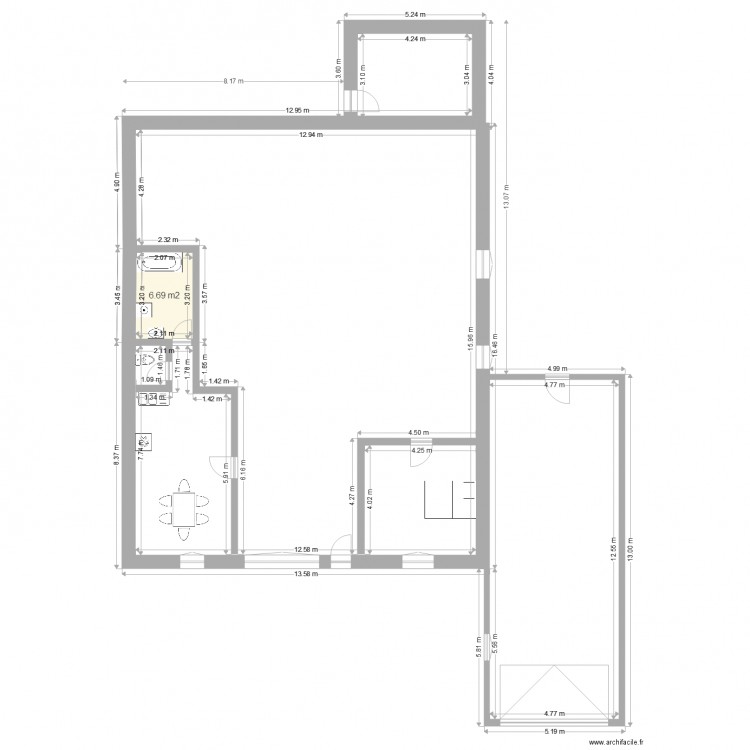 Ferme 3. Plan de 0 pièce et 0 m2