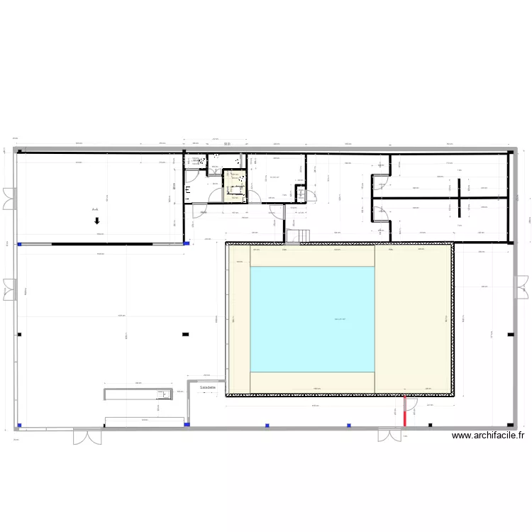 Plan TAKE OFF d&eacute;finitif. Plan de 