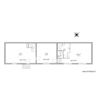 plan interieur rez de chauss&eacute;e avec extension