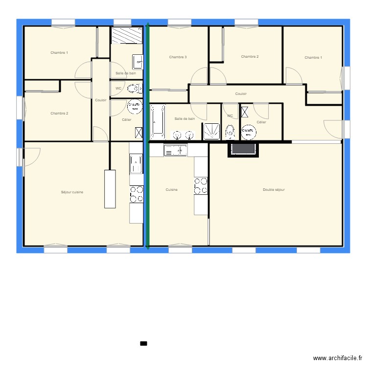 Logements Vieille Auberge. Plan de 0 pièce et 0 m2