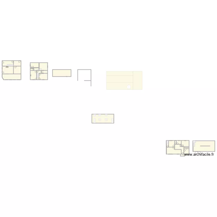 plan d&eacute;mol impasse de la poste . Plan de 