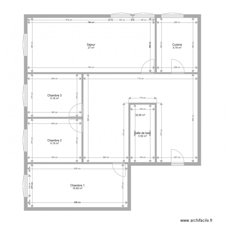 ORY 166C033. Plan de 0 pièce et 0 m2