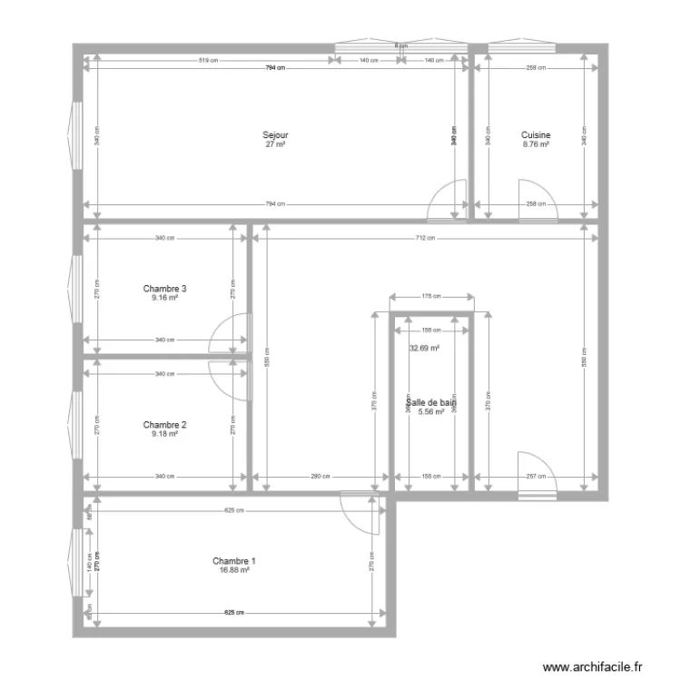 ORY 166C033. Plan de ORY 166C033. Plan de