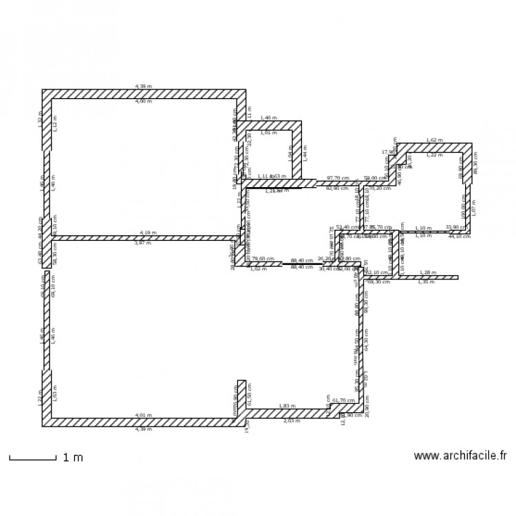 Appart 2bis. Plan de 0 pièce et 0 m2