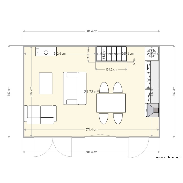 MON MODELE 2 ETAGES. Plan de 0 pièce et 0 m2