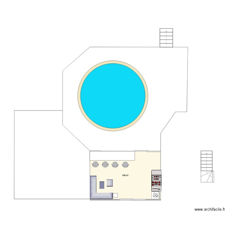 patio 3. Plan de 0 pièce et 0 m2