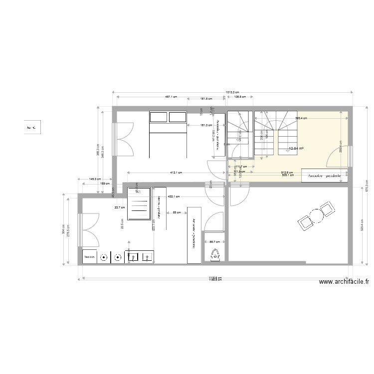  Projet RDC AML Roure. Plan de 0 pièce et 0 m2