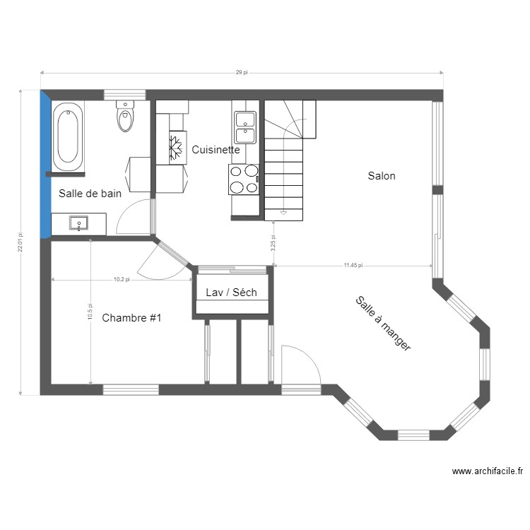 RDC Alain Guillemette. Plan de 0 pièce et 0 m2