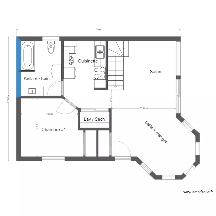 RDC Alain Guillemette. Plan de 