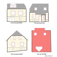 Plan de facade projeté