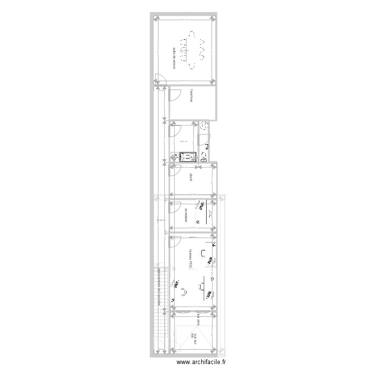 BUREAU PONTPIERRE. Plan de 0 pièce et 0 m2