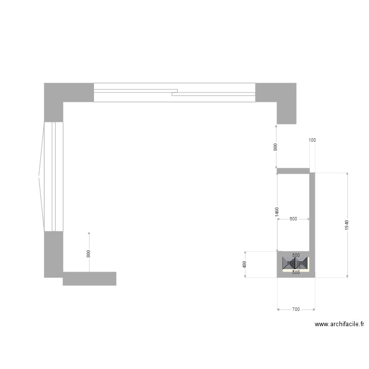 CuisineJo. Plan de 0 pièce et 0 m2