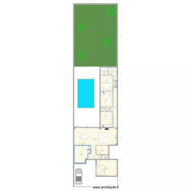 villa allegria. Plan de 