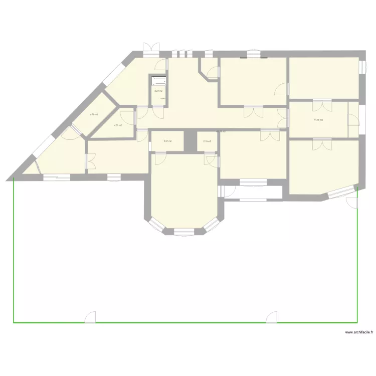 AU PARADIS CLOTURE. Plan de 