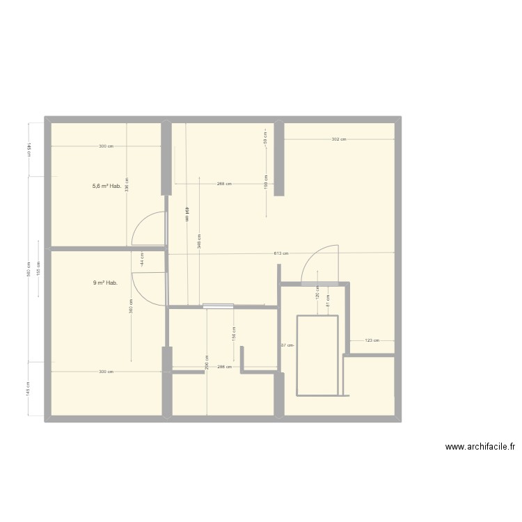 GUEB Théo 131 v4. Plan de 28 pièces et 258 m2