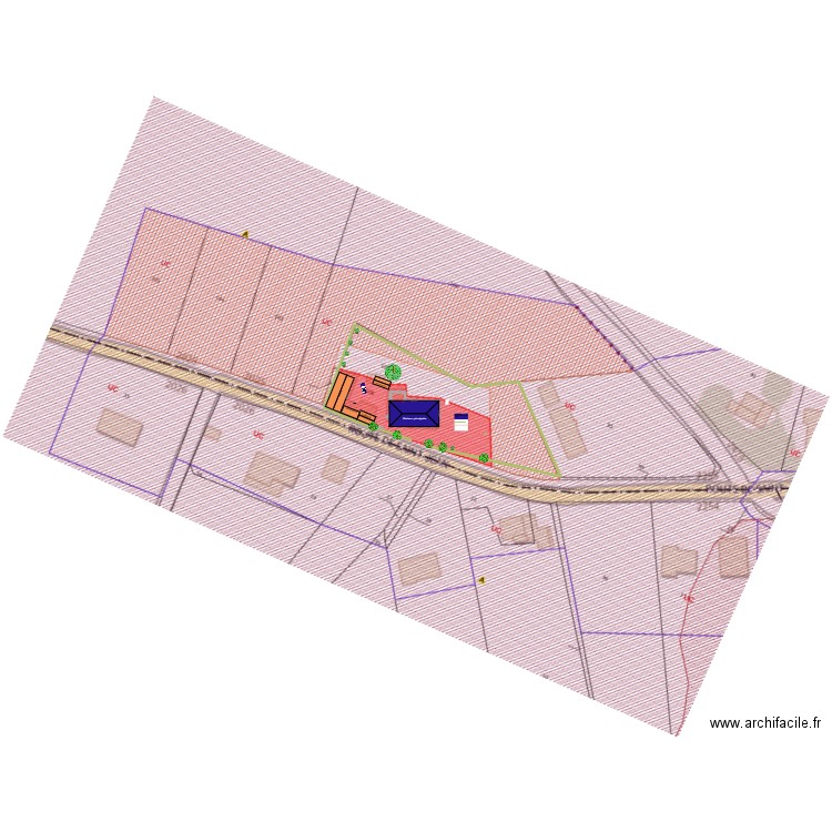 Saint paul d'espis v M2. Plan de 3 pièces et 136 m2