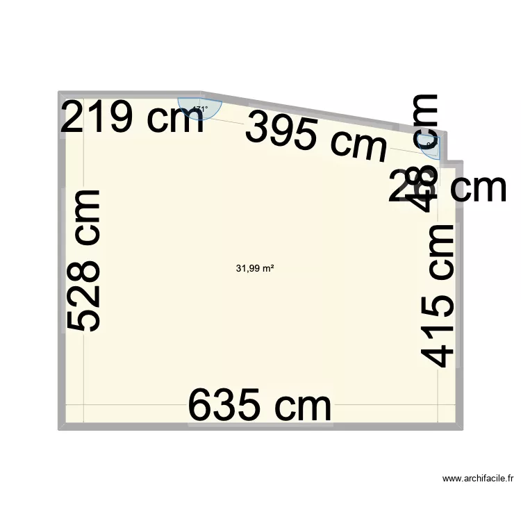 MUR &Agrave; FAIRE PONTFAVERGER. Plan de 