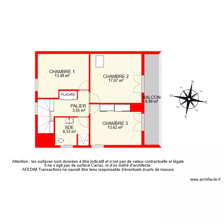 BI 7106 ETAGE . Plan de 