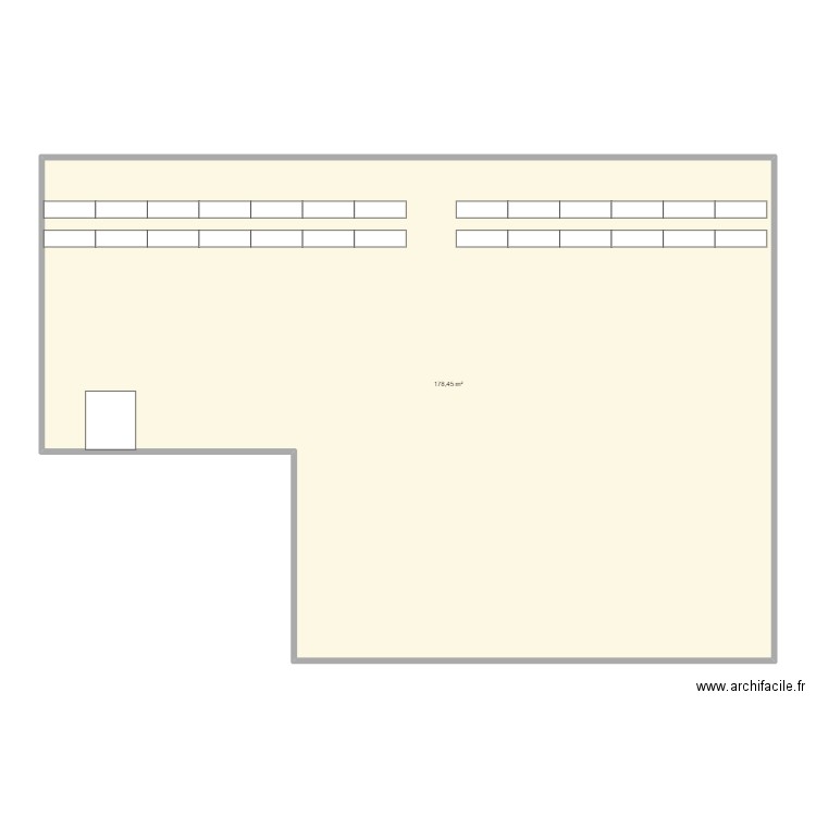 Zone mezzanine. Plan de 0 pièce et 0 m2